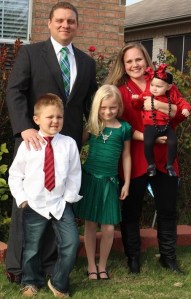 Houston and his family