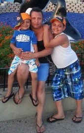 Esthela and her boys